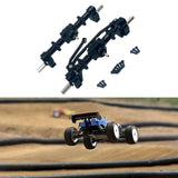 Maxbell 1:16 RC Front Rear Axle Easy to Install DIY Modified Upgrade for C14 C24 Black