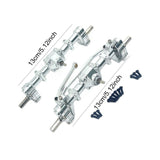 Maxbell 1:16 RC Front Rear Axle Easy to Install DIY Modified Upgrade for C14 C24 Argent