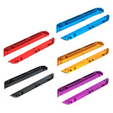 2 Pieces 1:12 RC Car Chassis Mud Guards Spare Parts for Wltoys 124017 124016 Red