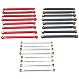Maxbell 8x Chassis Fixing Rod RC Car Upgrade Accessories for 1:12 Scale RC Car MN128 red