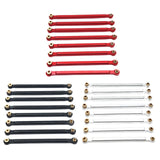 Maxbell 8x Chassis Fixing Rod RC Car Upgrade Accessories for 1:12 Scale RC Car MN128 red