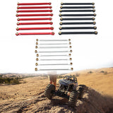 Maxbell 8x Chassis Fixing Rod RC Car Upgrade Accessories for 1:12 Scale RC Car MN128 red