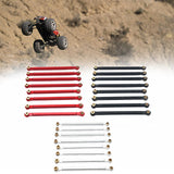 Maxbell 8x Chassis Fixing Rod RC Car Upgrade Accessories for 1:12 Scale RC Car MN128 red