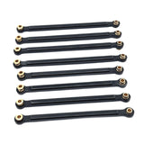 Maxbell 8x Chassis Fixing Rod RC Car Upgrade Accessories for 1:12 Scale RC Car MN128 black