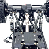 Maxbell 8x Chassis Fixing Rod RC Car Upgrade Accessories for 1:12 Scale RC Car MN128 silver