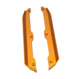Maxbell 2 Pieces RC Car Chassis Mud Guards Aluminum Alloy for Wltoys 144018 144002
