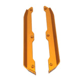 Maxbell 2 Pieces RC Car Chassis Mud Guards Aluminum Alloy for Wltoys 144018 144002