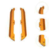 Maxbell 2 Pieces RC Car Chassis Mud Guards Aluminum Alloy for Wltoys 144018 144002