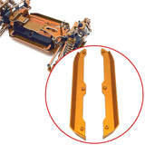 Maxbell 2 Pieces RC Car Chassis Mud Guards Aluminum Alloy for Wltoys 144018 144002