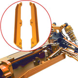 Maxbell 2 Pieces RC Car Chassis Mud Guards Aluminum Alloy for Wltoys 144018 144002
