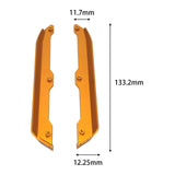Maxbell 2 Pieces RC Car Chassis Mud Guards Aluminum Alloy for Wltoys 144018 144002