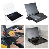 Maxbell Workbench for Model Making Model Shelf Portable Storage Box Model Work Table White