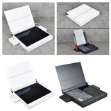 Maxbell Workbench for Model Making Model Shelf Portable Storage Box Model Work Table White