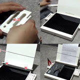 Maxbell Workbench for Model Making Model Shelf Portable Storage Box Model Work Table White