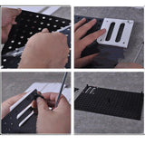 Maxbell Workbench for Model Making Model Shelf Portable Storage Box Model Work Table White