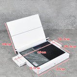 Maxbell Workbench for Model Making Model Shelf Portable Storage Box Model Work Table White