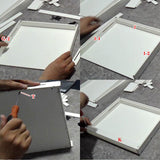 Maxbell Workbench for Model Making Model Shelf Portable Storage Box Model Work Table White