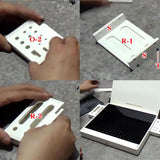 Maxbell Workbench for Model Making Model Shelf Portable Storage Box Model Work Table White