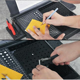 Maxbell Workbench for Model Making Model Shelf Portable Storage Box Model Work Table Black