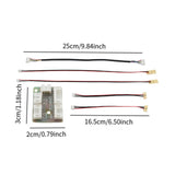 Maxbell RC LED Light Strips Kit RC Car Accessory for MN82 1/12 Scale RC Modification