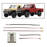 Maxbell RC LED Light Strips Kit RC Car Accessory for MN82 1/12 Scale RC Modification