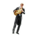 Maxbell 1:64 Scale Band Figurine Dioramas for Train Layout Micro Landscape DIY Scene French horn player