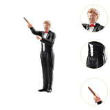 Maxbell 1:64 Scale Band Figurine Dioramas for Train Layout Micro Landscape DIY Scene Conductor