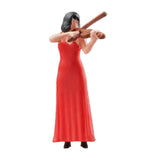 Maxbell 1:64 Scale Band Figurine Dioramas for Train Layout Micro Landscape DIY Scene Violinist