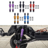 Maxbell 2 Pieces 1:10 RC Car Shock Absorber Metal Spring for Crawler Vehicles Trucks purple