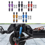 Maxbell 2 Pieces 1:10 RC Car Shock Absorber Metal Spring for Crawler Vehicles Trucks purple