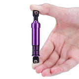 Maxbell 2 Pieces 1:10 RC Car Shock Absorber Metal Spring for Crawler Vehicles Trucks purple