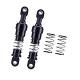 Maxbell 2 Pieces 1:10 RC Car Shock Absorber Metal Spring for Crawler Vehicles Trucks black