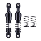 Maxbell 2 Pieces 1:10 RC Car Shock Absorber Metal Spring for Crawler Vehicles Trucks black