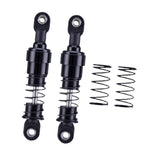 Maxbell 2 Pieces 1:10 RC Car Shock Absorber Metal Spring for Crawler Vehicles Trucks black