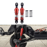 Maxbell 2 Pieces 1:10 RC Car Shock Absorber Metal Spring for Crawler Vehicles Trucks red