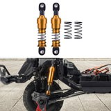Maxbell 2 Pieces 1:10 RC Car Shock Absorber Metal Spring for Crawler Vehicles Trucks gold