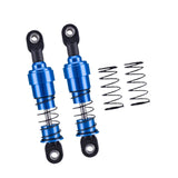 Maxbell 2 Pieces 1:10 RC Car Shock Absorber Metal Spring for Crawler Vehicles Trucks blue