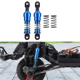 Maxbell 2 Pieces 1:10 RC Car Shock Absorber Metal Spring for Crawler Vehicles Trucks blue