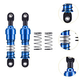Maxbell 2 Pieces 1:10 RC Car Shock Absorber Metal Spring for Crawler Vehicles Trucks blue