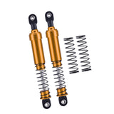 Maxbell 2Pcs 1:10 RC Car Shock Absorber Spare Parts for Vehicles Trucks RC Hobby Car Gold