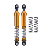 Maxbell 2Pcs 1:10 RC Car Shock Absorber Spare Parts for Vehicles Trucks RC Hobby Car Gold