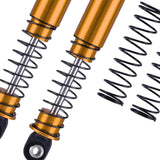 Maxbell 2Pcs 1:10 RC Car Shock Absorber Spare Parts for Vehicles Trucks RC Hobby Car Gold
