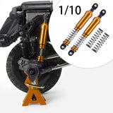 Maxbell 2Pcs 1:10 RC Car Shock Absorber Spare Parts for Vehicles Trucks RC Hobby Car Gold