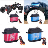 Maxbell 35kg Digital Servo Aluminum Alloy Gear Servo for 1/10 RC Car RC Boat Crawler red