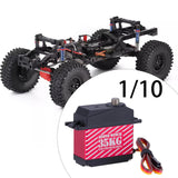 Maxbell 35kg Digital Servo Aluminum Alloy Gear Servo for 1/10 RC Car RC Boat Crawler red