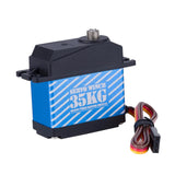 Maxbell 35kg Digital Servo Aluminum Alloy Gear Servo for 1/10 RC Car RC Boat Crawler blue