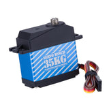 Maxbell 35kg Digital Servo Aluminum Alloy Gear Servo for 1/10 RC Car RC Boat Crawler blue