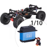 Maxbell 35kg Digital Servo Aluminum Alloy Gear Servo for 1/10 RC Car RC Boat Crawler blue