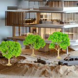 Maxbell 3x Model Trees Diorama Tree for Railway Building Model DIY Scenery Landscape green trees