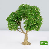 Maxbell 3x Model Trees Diorama Tree for Railway Building Model DIY Scenery Landscape white flower trees